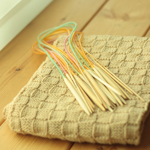 국산 대나무줄바늘[Bamboo Circular Needle]굿실(경안섬유)